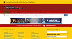 Desktop Screenshot of constructionequipmentguide.com